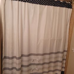 Bathroom Fashion Shower Curtain & Hooks