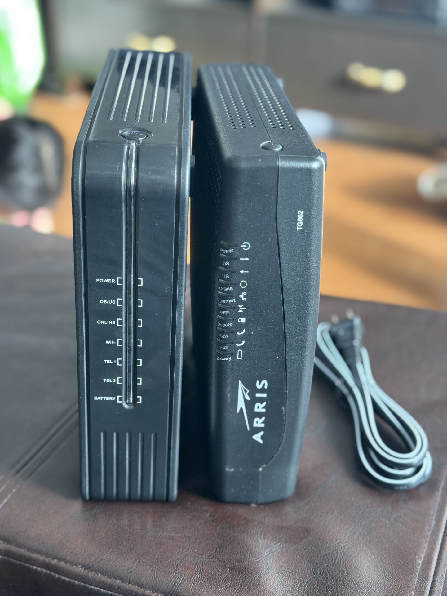 Set of two cable modems