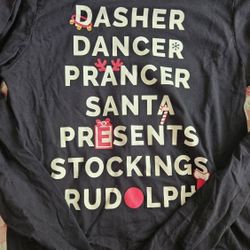 Ladies Long Sleeve Christmas Shirt 