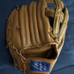 Vintage All-Pro LO-1597 Leather Glove Baseball Mitt Professional Flex