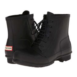 Hunter Unisex Original Waterproof Rain Lace-Up Boots Size US12/EU45/46
