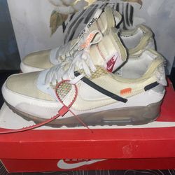 OFF-WHITE Nike Air Max 90 The Ten AA7293-100 Sail