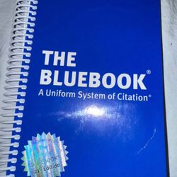 Blue Book Law 