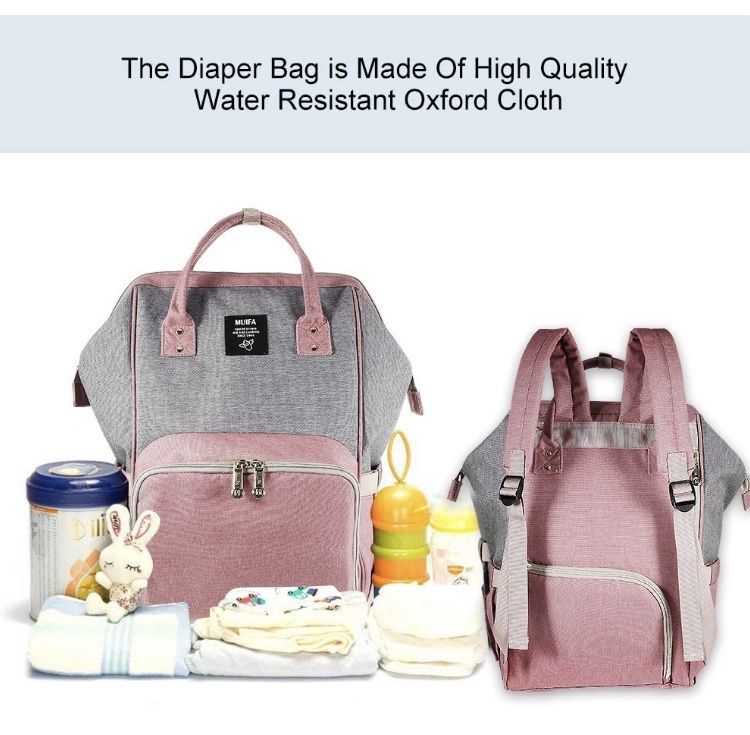 Diaper Bag Multi-Function Waterproof Travel Backpack Nappy Bag for Baby Care with Insulated Pockets, Large Capacity