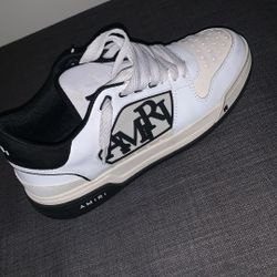 Amiri Shoes White And Black Size 9.5 Worn Slightly Authentic Price Is Negotiable 