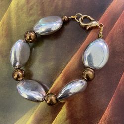 Bracelet Silver, And Antique Gold