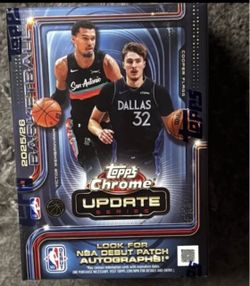 2025-26 TOPPS CHROME UPDATE Basketball VALUE BLASTER BOX SEALED