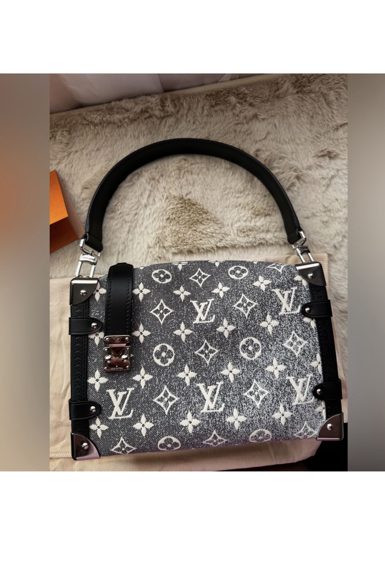 Louis Vuitton Monogram Denim Trunk Bag