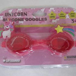 New Girls Age 3 & Up Unicorn Swim Googles