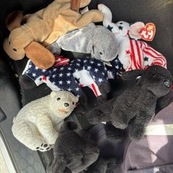 7 Old Beanie Babies