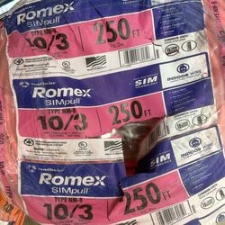 New Romex wire 10/3