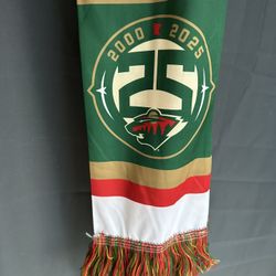 Minnesota Wild 25th Aniv. Silk Scarf
