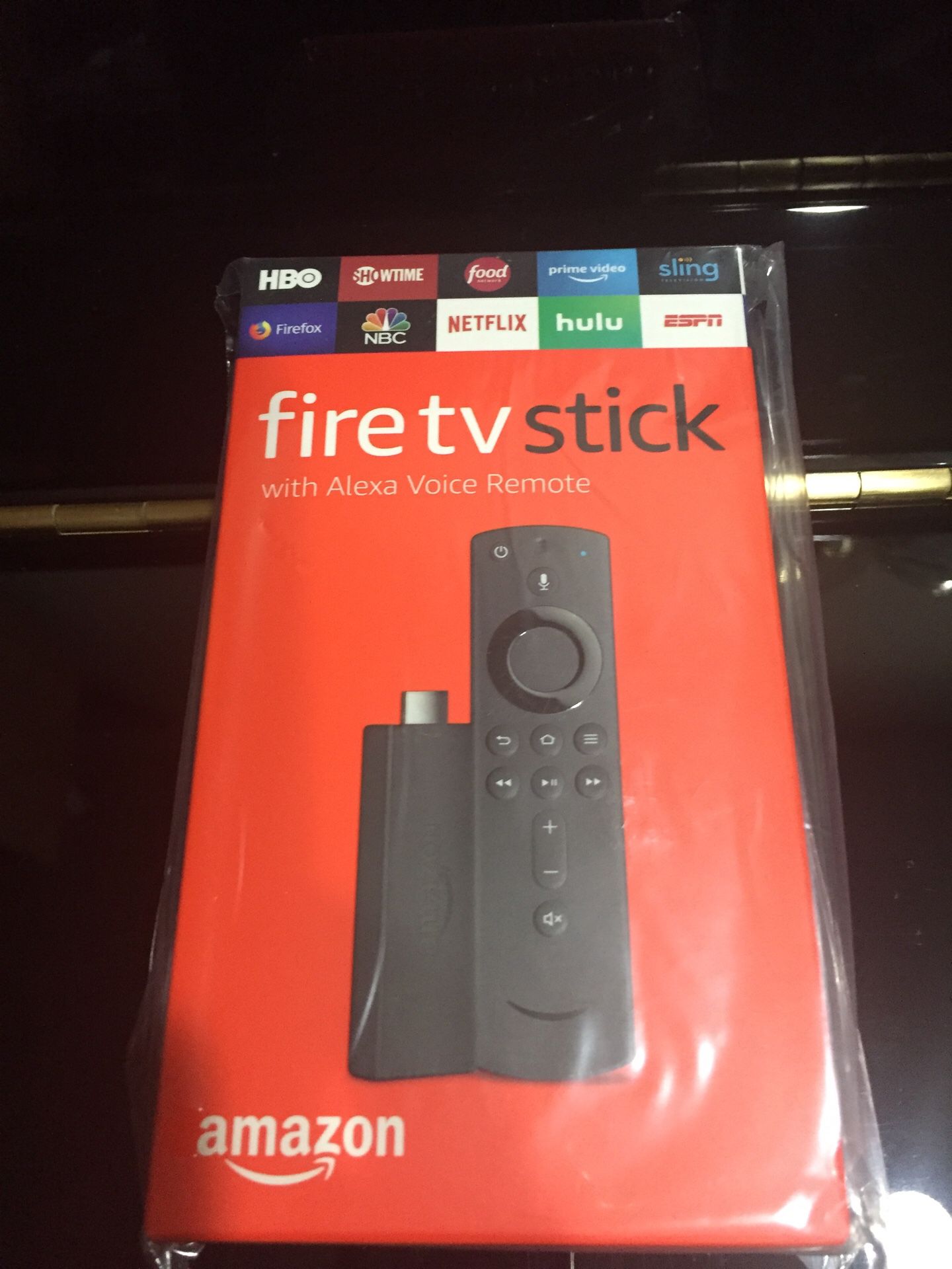 New Amazon Fire TV Stick w/ Alexa voice remote streaming media player-black