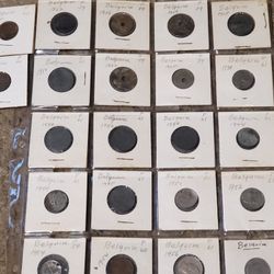 Lot of 22 Old Belgium Coins! 1862 Thru 1965