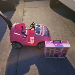 Oink Car Horn Plus Seat Belt Barbie Doll  140 