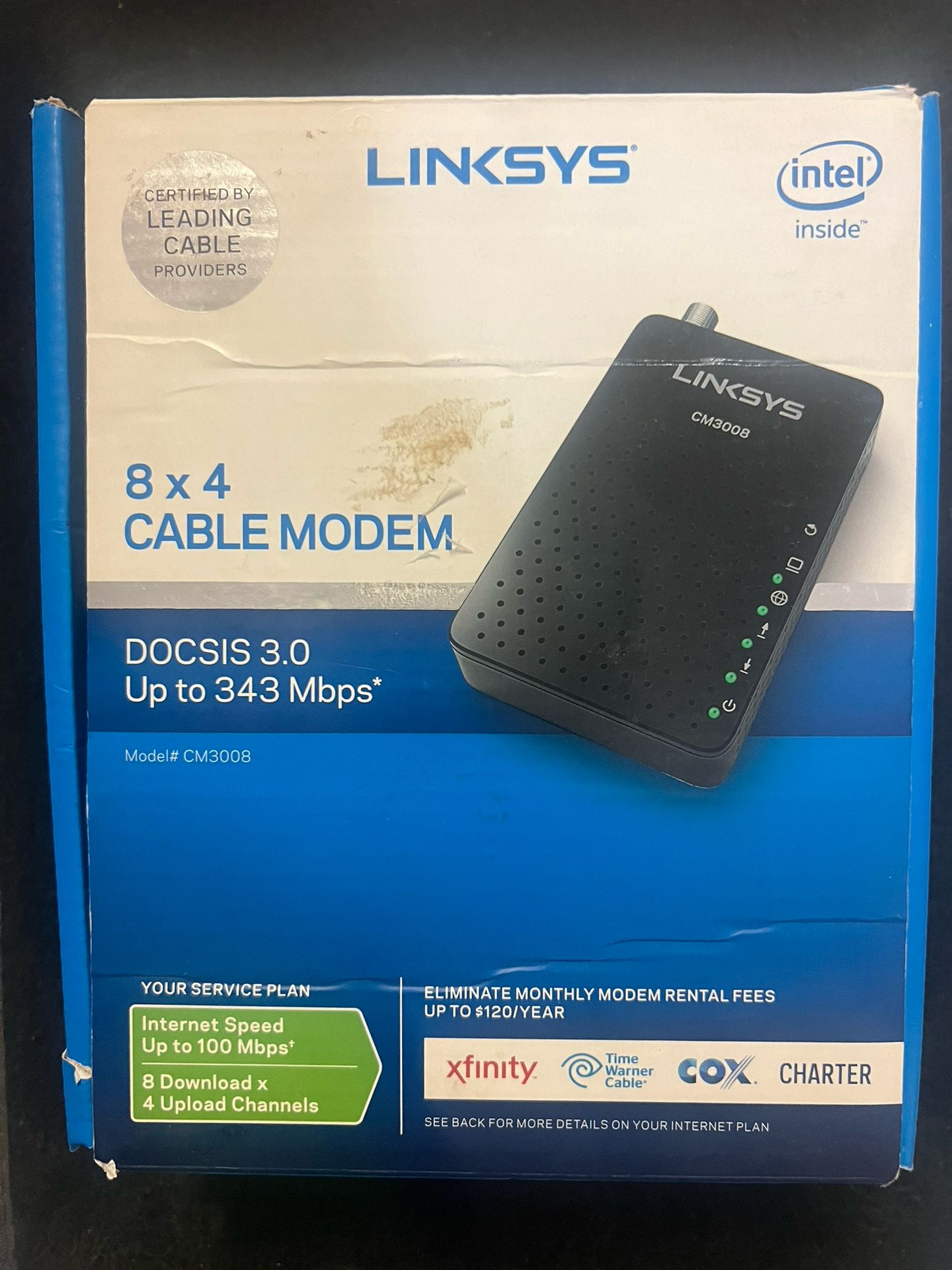 Linksys DOCSIS 3.0 8x4 Cable Modem