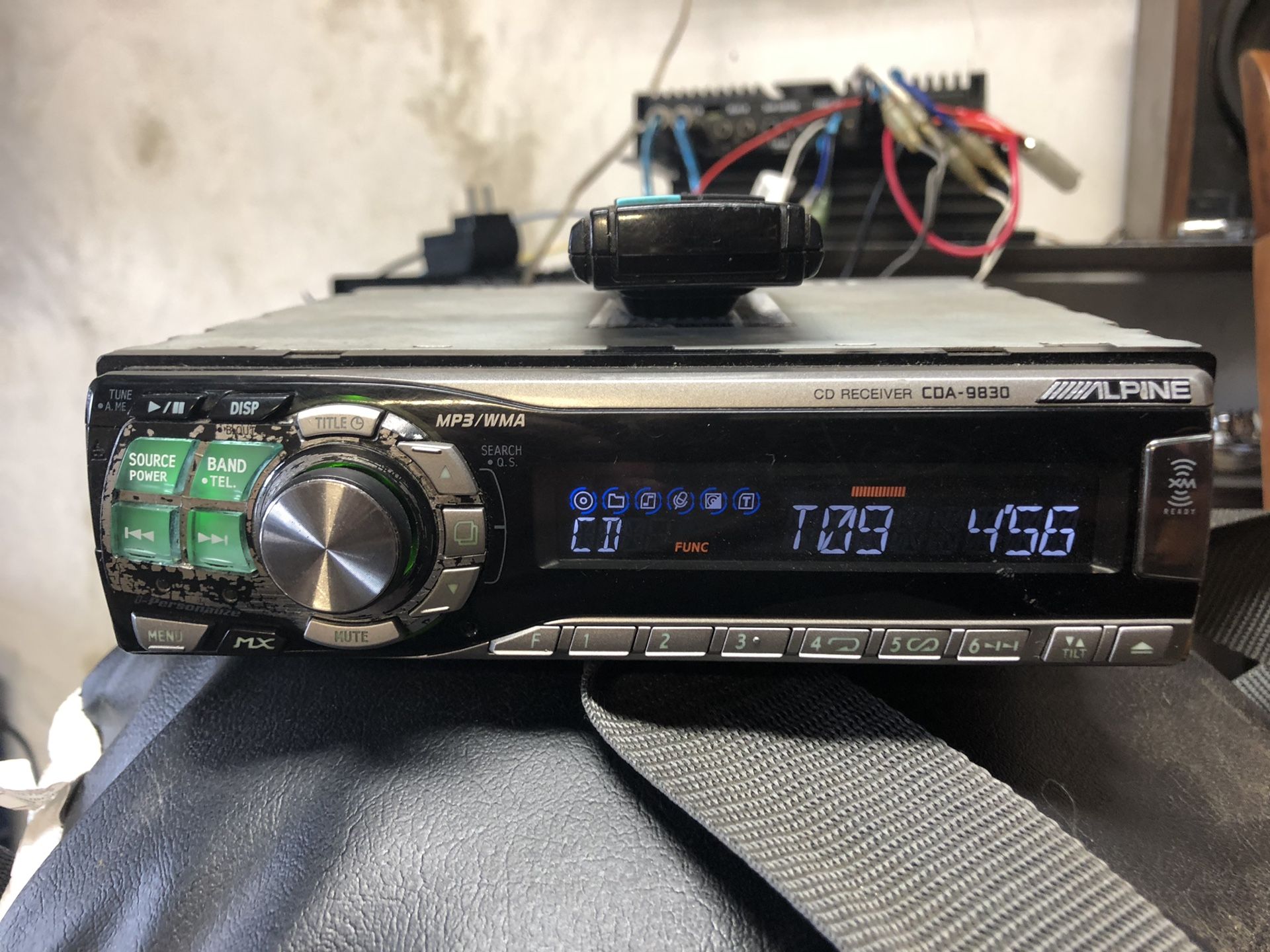 ALPINE CDA-9830 CAR STEREO WITH REMOTE AND BLUETOOTH $85 FIRM.....