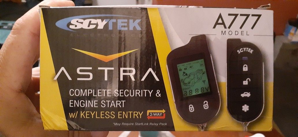 Astra Car Alarm Brand New With Sencor Remote