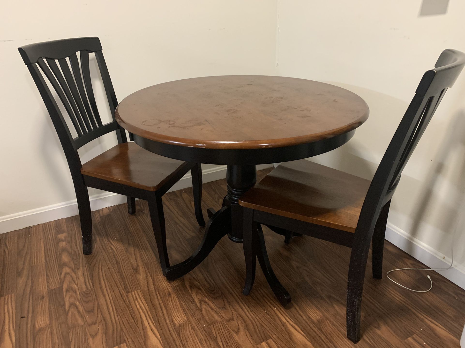 Dining Table With Two Chairs