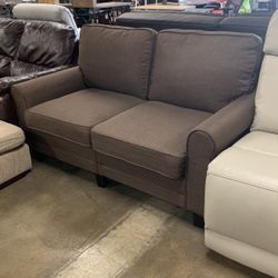 Brown Loveseat 