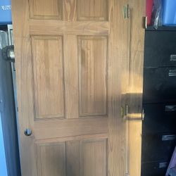 Solid Wood  Pine  Door 30x80