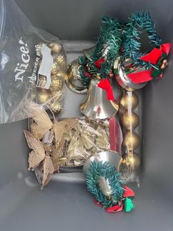 GOLD Christmas Decorations Bundle