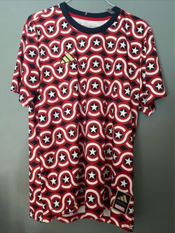 Adidas captain America soccer jersey plain no team