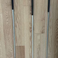 THREE VINTAGE GOLF CLUBS