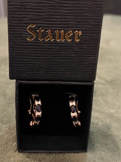 Stauer Blue Stone Drop Earrings (NEW)