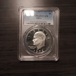 1972-S Eisenhower $1 PCGS Grade PR69DCAM Silver Coin 