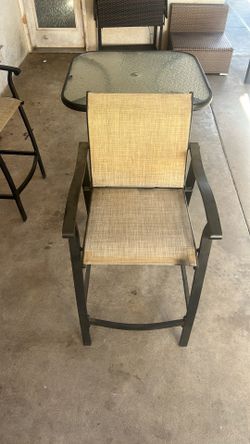 Patio table and chairs
