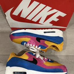 Nike Air Max 90 Multicolor Suede ( Size : 9M )