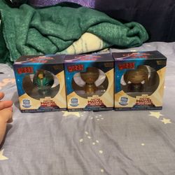 Dorbz Funko Pops Captain Marvel Three Set