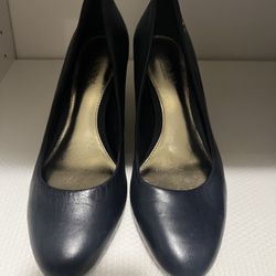 Ralph Lauren Navy Heels - New