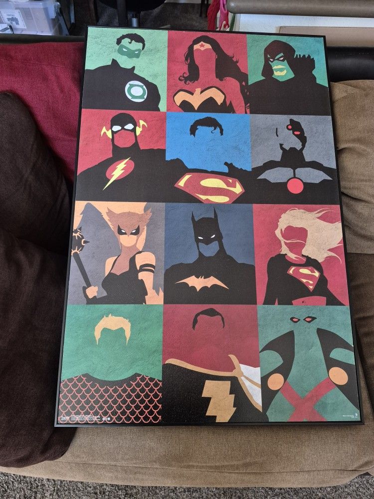 DC Super Heros  Wall Decor