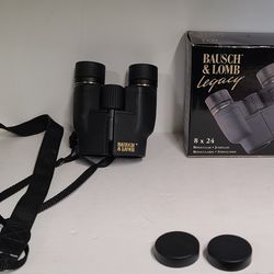 New Open Box Bausch & Lomb Legacy 8x24 Binoculars
