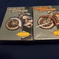 Historic Harley Davidson Playing Cards