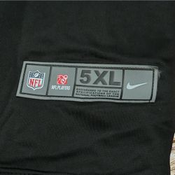 5XL Adult Max Crosby #98 Or Jeanty #2 Los Vegas Raiders Jersey XXXXXL