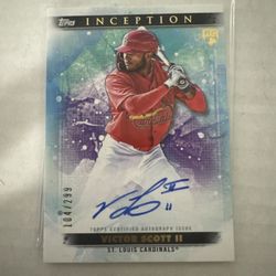 Victor Scott II Rookie Auto /299