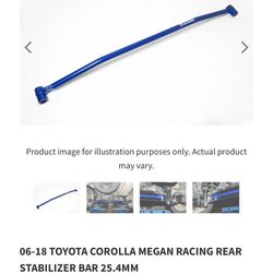 Toyota Corolla (9th Gen) Megan Racing Rear Swaybar