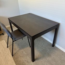 Extendable Table, Dark Brown, $75 OBO