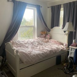 twin bed frame & mattress