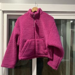 Nike NSW Shoosh Jacket Sherpa Size M Women’s