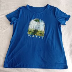 WOMENS SIZE XL MONET ART SHIRT
