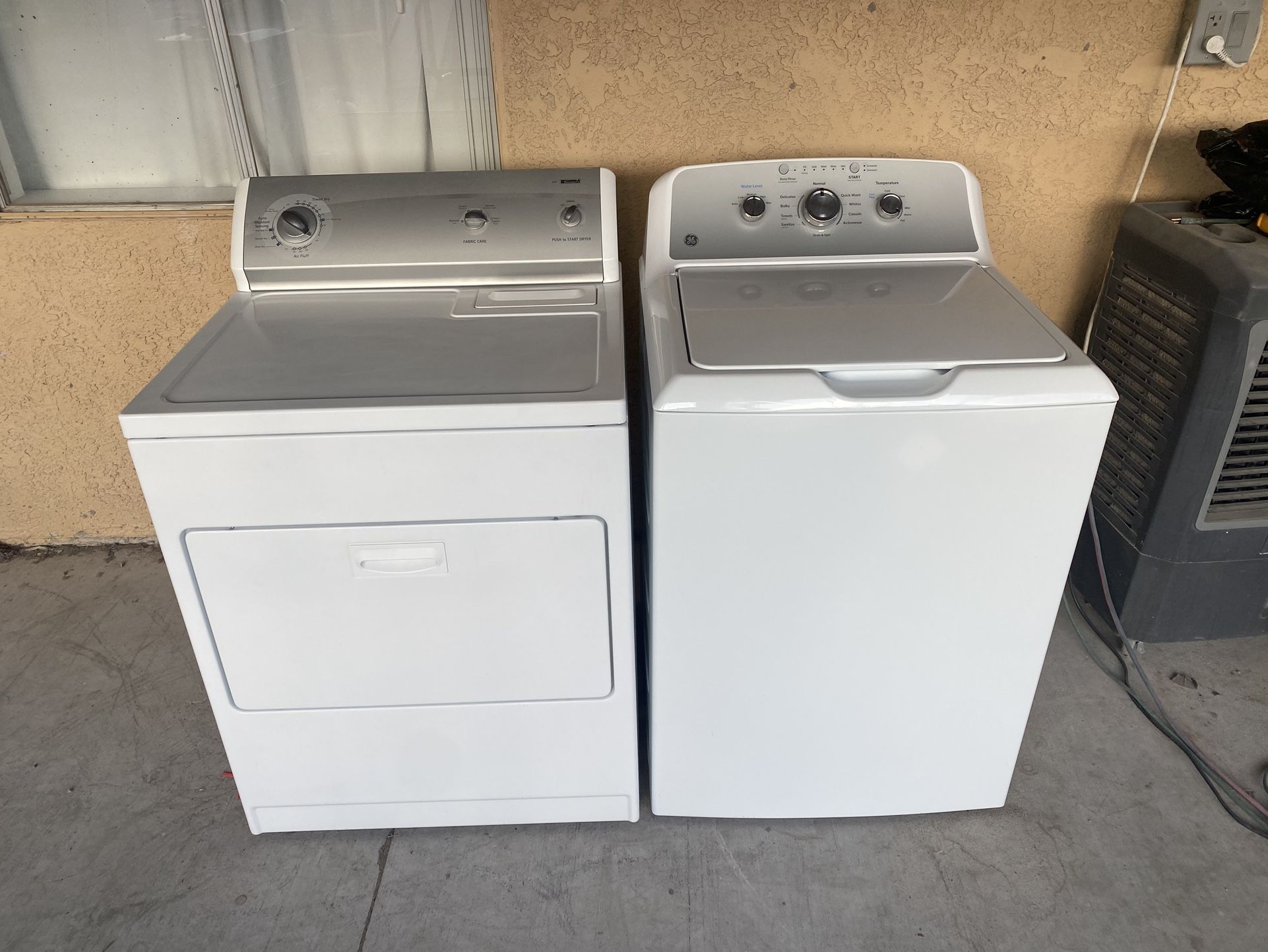 Electric dryer Brand Kenmore And Washer GE 60 days Of Warranty Free Delivery 