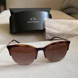 Armani Exchange AX 4083S Sunglasses With Case And Cleaning Wipe