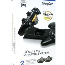 PDP Energizer Extra Life Charge System + 2X Battery Packs for PlayStation 4 PS4