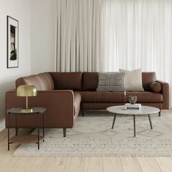 Article - Sven Charme Chocolat Corner Sectional Sofa