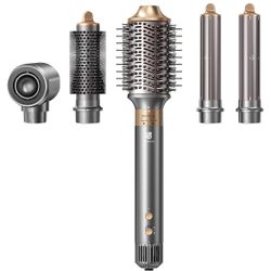 5-in-1 Hot Air Hair Styling System In Case, High Speed Negative Ionic Drying, Blow Dryer, Volumizer, Straightening Brush & Curling Wands *NEW In Box*