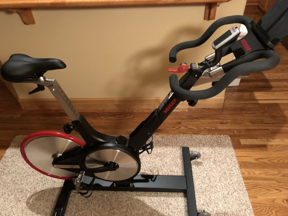 Brand new Keiser M3i spin bike